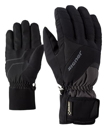 Ziener Erwachsene GUFFERT GTX Glove Alpine Ski-Handschuhe/Wintersport | Wasserdicht, Atmungsaktiv, Graphite/Black, 9.5 im Sale